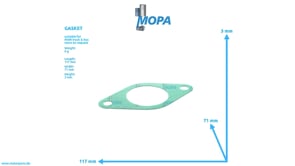 GASKET - 51966010548 suitable for MAN D engines