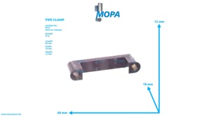 PIPE CLAMP - 5509953068 suitable for MTU engines PIPE CLAMP - 5509953068 suitable for MTU engines