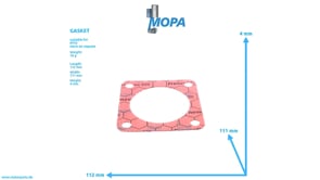 GASKET - 5582031380 suitable for MTU engines