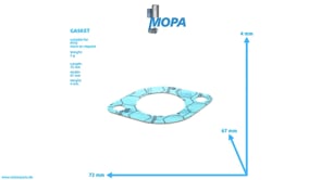 GASKET - 5592032580 suitable for MTU engines