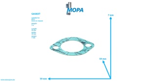 GASKET - 5610981280 suitable for MTU engines