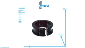 GROMMET - 700327057000 suitable for MTU engines