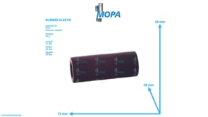 GUMMIMUFFE - 700368018002 passend für MTU Motoren