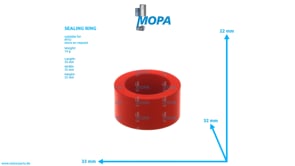 DICHTRING - 806C01036 passend für MTU Motoren