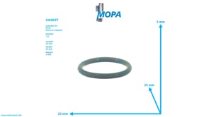 GASKET - 8499970870 suitable for MTU engines