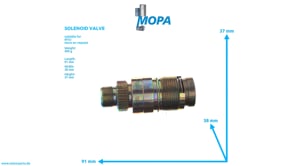 SOLENOID VALVE - 8690740393 suitable for MTU engines