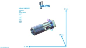 HOHLSCHRAUBE - 915011013302 passend für MTU Motoren