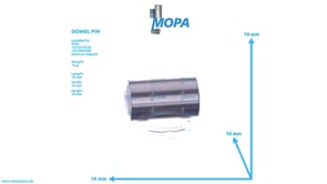 DOWEL PIN - 000007010101 suitable for MTU engines