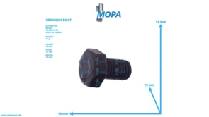 HEXAGON BOLT - 01112299 suitable for Deutz engines