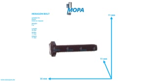 HEXAGON BOLT - 01148209 suitable for Deutz engines