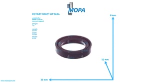 ROTARY SHAFT LIP SEAL - 01151121 suitable for MWM & Deutz engines
