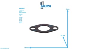 DICHTUNG - 01222843 passend für Deutz Motoren