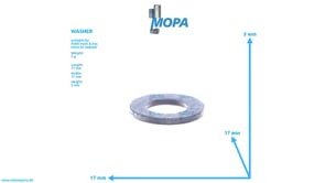 WASHER - 06150150411 suitable for MAN D engines
