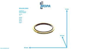 SEALING RING - 06566310114 suitable for MAN D engines