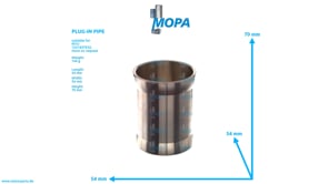 PLUG-IN PIPE - 5061420553 suitable for MTU engines