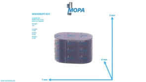WOODRUFF KEY - 51915020002 suitable for MAN D-engines