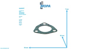 GASKET - 700489050001 suitable for MTU engines