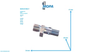 DOPPELHOHLSCHRAUBE - 915012004001 passend für MTU Motoren