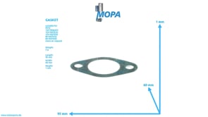 GASKET - 917003036003 suitable for MTU engines