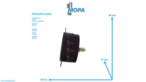 PRESSURE GAUGE - 0001534325 suitable for MTU engines