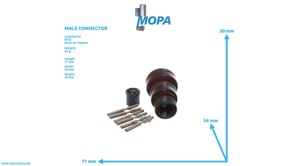 MALE CONNECTOR - 0005312985 suitable for MTU engines MALE CONNECTOR - 0005312985 suitable for MTU engines