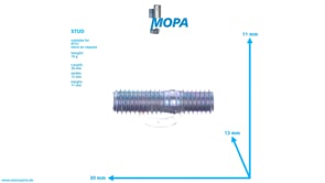 STUD - 000835008076 suitable for MTU engines