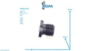 SCREW PLUG - 000910014004 suitable for MTU engines