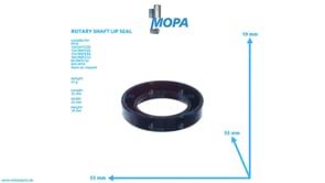 ROTARY SHAFT LIP SEAL - 0049979947 suitable for MTU engines