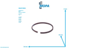 SPRENGRING - 007993035100 passend für MTU Motoren