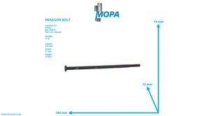 HEXAGON BOLT - 01111235 suitable for Deutz engines