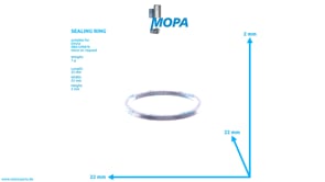 SEALING RING - 01118712 suitable for Deutz engines