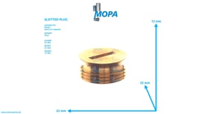 SCHLITZSTOPFEN - 01166977 passend für Deutz Motoren