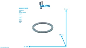 SEALING RING - 01218305 suitable for Deutz engines