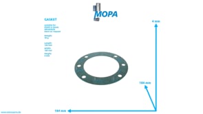 GASKET - 01216387 suitable for MWM & Deutz engines