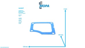 GASKET - 02000262 suitable for MWM & Deutz engines