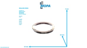 DICHTRING - 02087647 passend für MWM & Deutz Motoren DICHTRING - 02087647 passend für MWM & Deutz Motoren