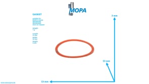 GASKET - 02127607 suitable for MWM & Deutz engines