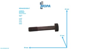 HEXAGON BOLT - 02153291 suitable for MWM & Deutz engines