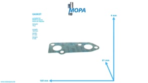 GASKET - 04000840 suitable for MWM & Deutz engines