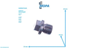 SCREW PLUG - 06080690044 suitable for MAN D-engines SCREW PLUG - 06080690044 suitable for MAN D-engines