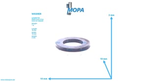 WASHER - 06150130408 suitable for MAN D engines