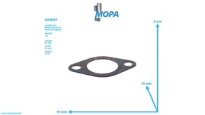 GASKET - 06562543706 suitable for MAN D engines