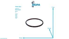 TORIC SEAL - 06569390049 suitable for MAN D engines TORIC SEAL - 06569390049 suitable for MAN D engines