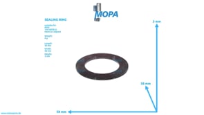 SEALING RING - 1020180380 suitable for MTU engines