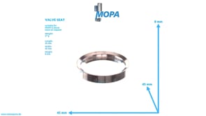 VENTILSITZRING - 12312014 passend für MWM & Deutz Motoren VENTILSITZRING - 12312014 passend für MWM & Deutz Motoren