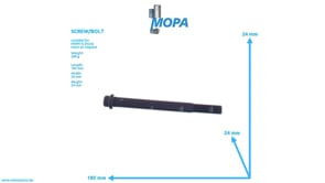 SCREW/BOLT - 12380003 suitable for MWM & Deutz engines