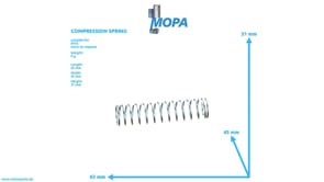 COMPRESSION SPRING - 3149930201 suitable for MTU engines