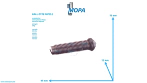 BALL-TYPE NIPPLE - 423058 suitable for Volvo/Volvo Penta engines