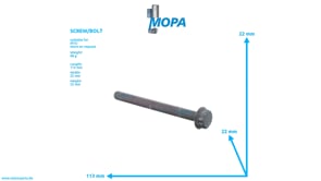 SCREW/BOLT - 4429906001 suitable for MTU engines SCREW/BOLT - 4429906001 suitable for MTU engines