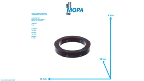 DICHTRING - 470383 passend für Volvo/Volvo Penta Motoren